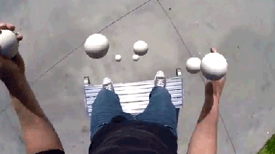 Juggling Looks Way Harder When You See It From A Juggler’s POV