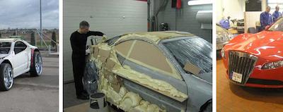 Stripped Car Transforms Into Exotic Sports Car With Magic Foam