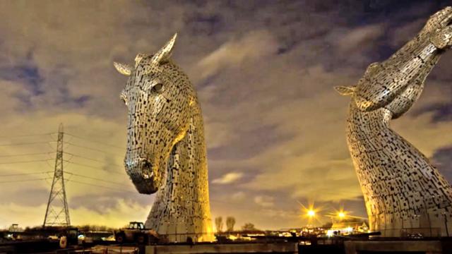 The Making Of Two 30m Tall Metal Horse Heads