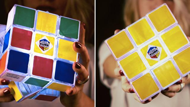 You Can Actually Solve This Working Rubik’s Cube Lamp