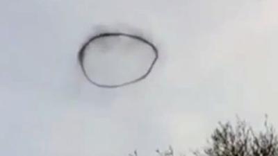 A Weird Black Ring Appeared In The Sky In England And Then Disappeared