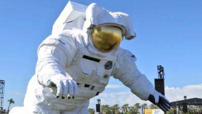 The Story Behind That Giant Astronaut Floating Around Coachella