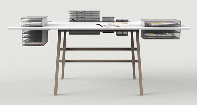 A Co-Working Table With Hidden Depths