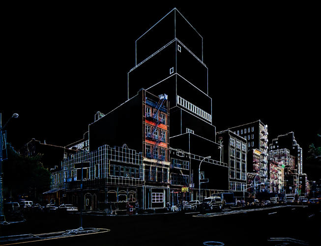 These Cool Architectural Pics Were Blacked Out With A Permanent Marker