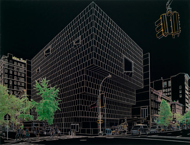 These Cool Architectural Pics Were Blacked Out With A Permanent Marker