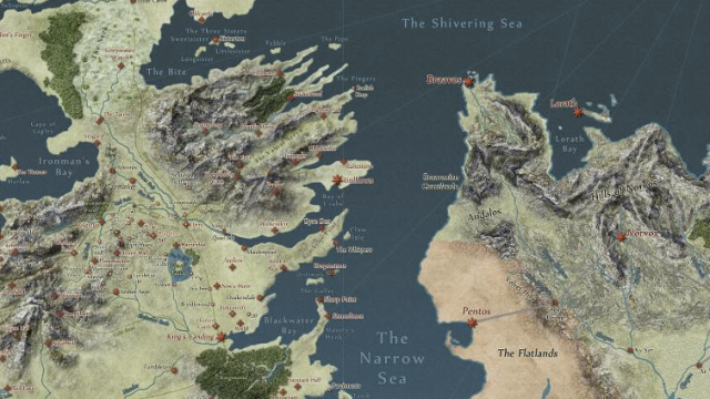 Explore The World Of Game Of Thrones As If It Were On Google Maps