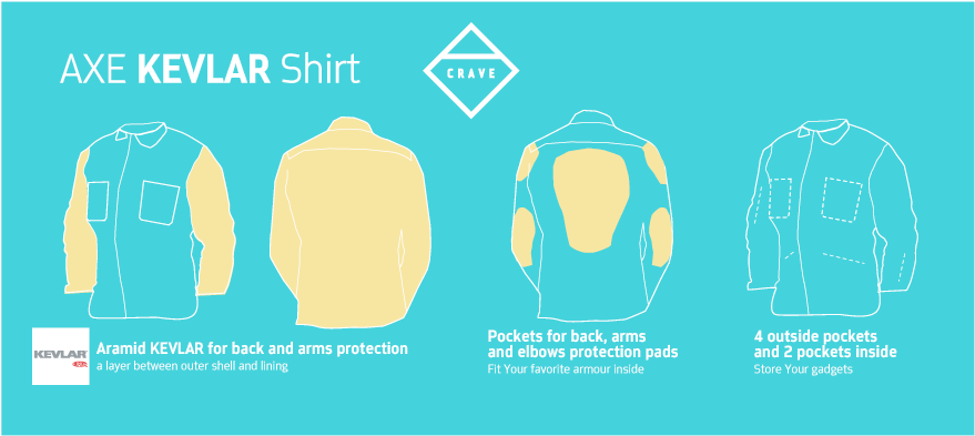 With A Kevlar-Lined Shirt, You’re Not Completely Screwed In A Crash