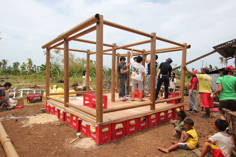 This Disaster Housing Is Made From Cardboard And Coke Crates
