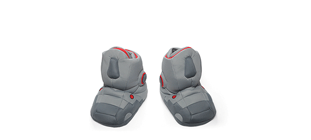 Giant Robot Sound Effect Slippers Make Your Cyborg Fantasies Come True