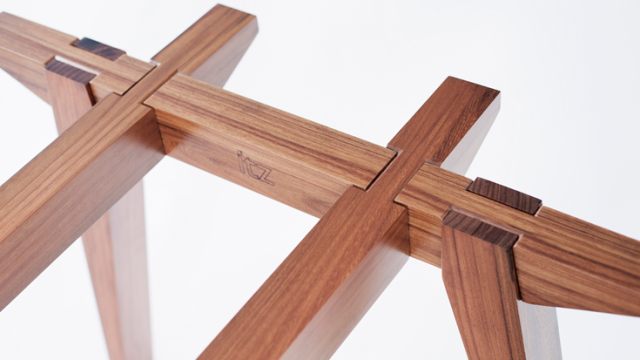 This Table Slides Together Without Screws, Dowels Or Glue