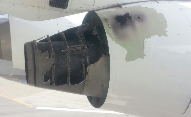 Aussie Passenger Films One Of His Aeroplane’s Engines On Fire