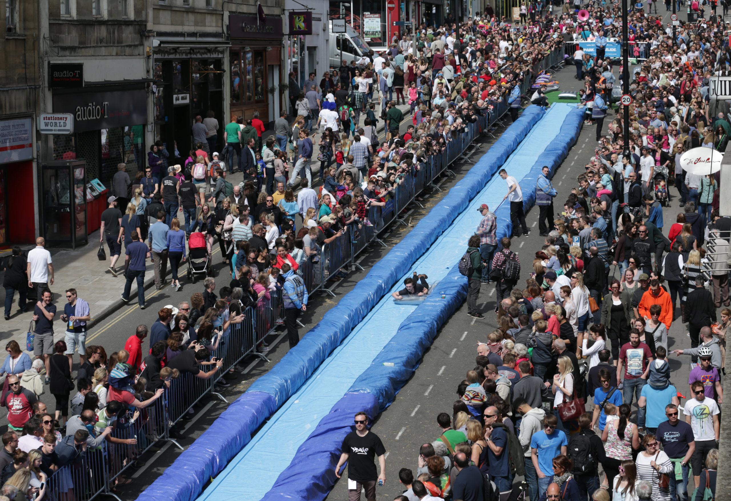 This Is What Happens When You Turn A Street Into A Slip ‘n Slide