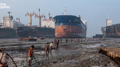 The Ship-Breakers Who Tear Apart Dead Cargo Vessels By Hand