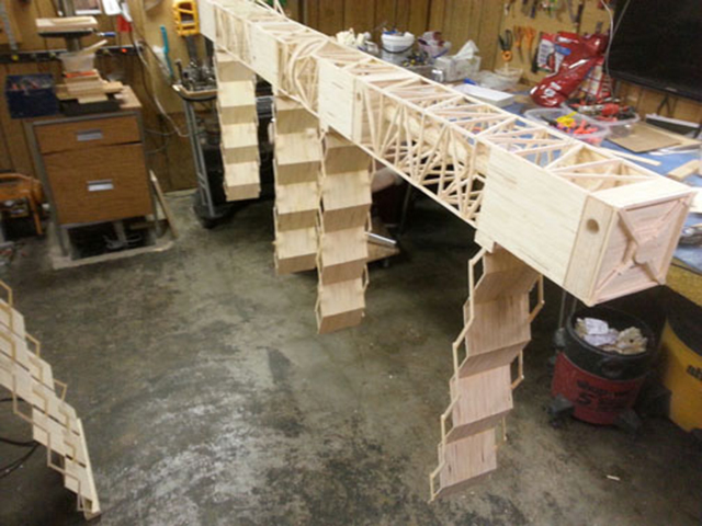 Man Makes Giant 4m Long Space Station With 282,000 Matchsticks