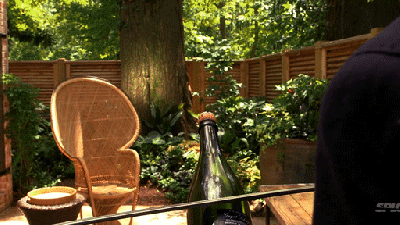 How To Open A Bottle Of Champagne With A Sword And Science