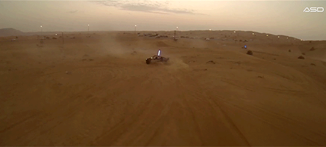 Dune Buggies Race On The Verge Of Crashing In Spectacular Aerial Video