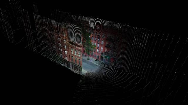 See Your City Like A Hazy Point Cloud From Another Dimension
