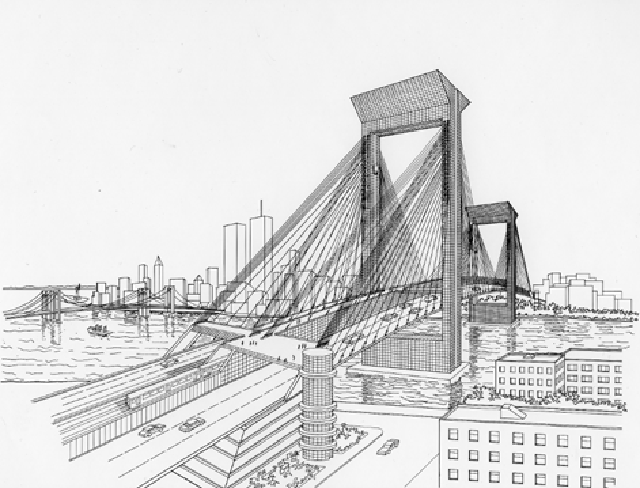 1980s Architects Wanted A Restaurant On Top Of NY’s Williamsburg Bridge