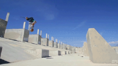 Watch Parkour With A Pogo Stick And Other Gravity-Defying Tricks