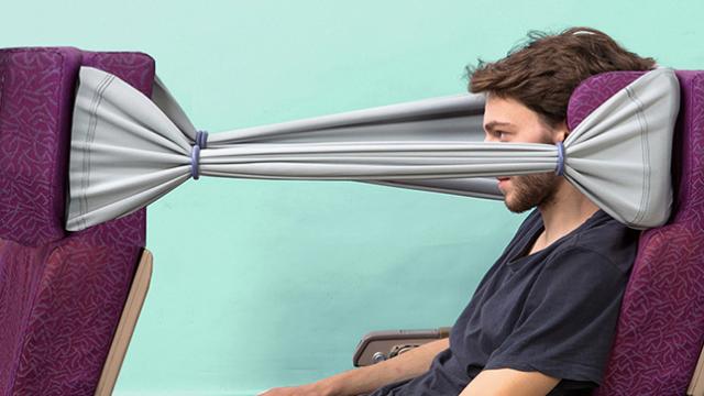 A Giant Elastic Band Could Let You Hide From Your Seatmates In Coach