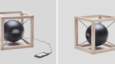 This Floating Speaker Shows You Soundwaves As It Plays