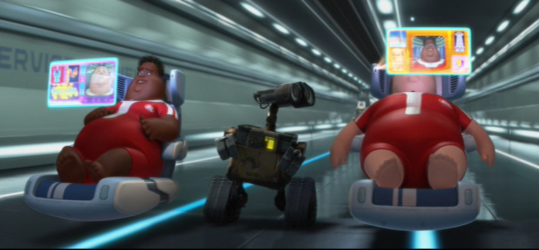 Assembly Line Workers Ride Around On Wall-E Style Floating Chairs
