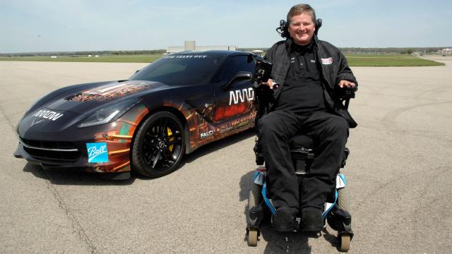 Monster Machines: Quadriplegic Racer Will Steer Stingray With His Head At Indy 500