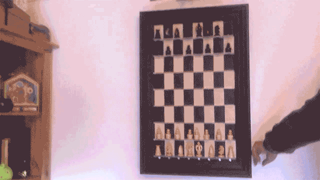 A Wall-Mounted Computer Chess Game Is Playable Art