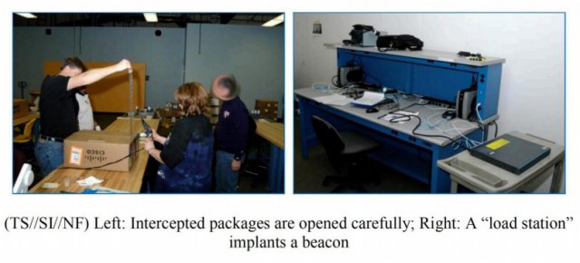 Look At The NSA Implanting Backdoors Into Intercepted Electronics
