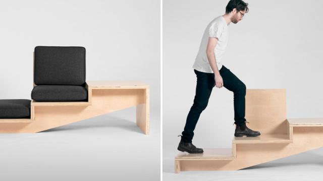 If You Love Sitting On Stairs, This Is The Sofa For You