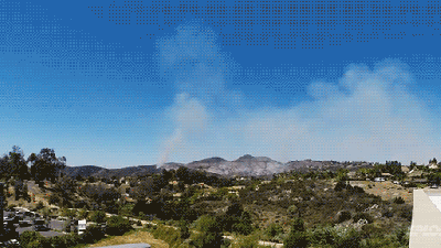 Timelapse Video Captures The Terrifying Speed Of The San Diego Fires
