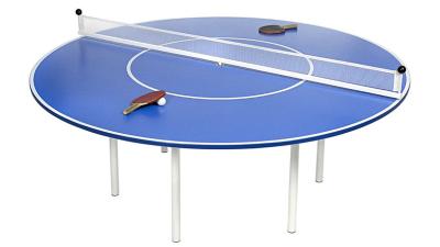 A Round Ping Pong Table With A Spinning Net Makes University Even Harder