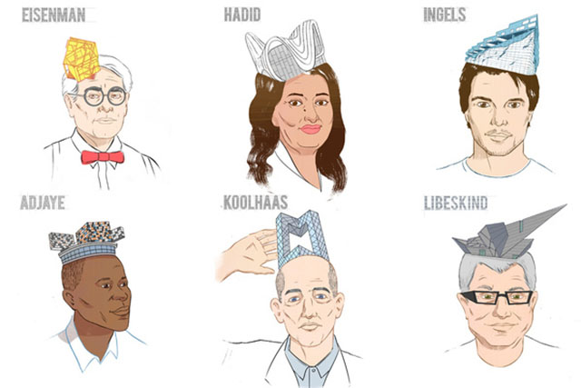 Crown Or Dunce Cap? Starchitects Wear Their Famous Buildings As Hats
