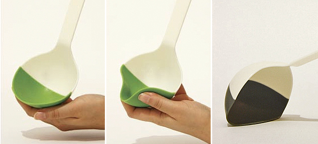 A Semi-Soft Silicone Ladle Would Scoop Out Every Last Drop