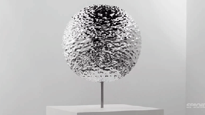 This Rotating Sphere Is A Physical Animation And Not A 3D Render