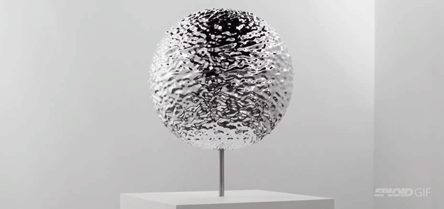 This Rotating Sphere Is A Physical Animation And Not A 3D Render