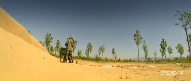 Soldier Drops Grenade, Gets Saved By His Supervisor At The Last Second