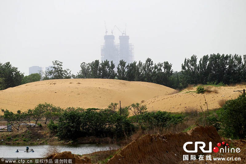 China Tries To Make Artificial Lake, Fails And Creates Desert Instead