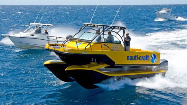 Australian Prototype Catamaran Lets You Cruise The Sea On Suspension Stilts