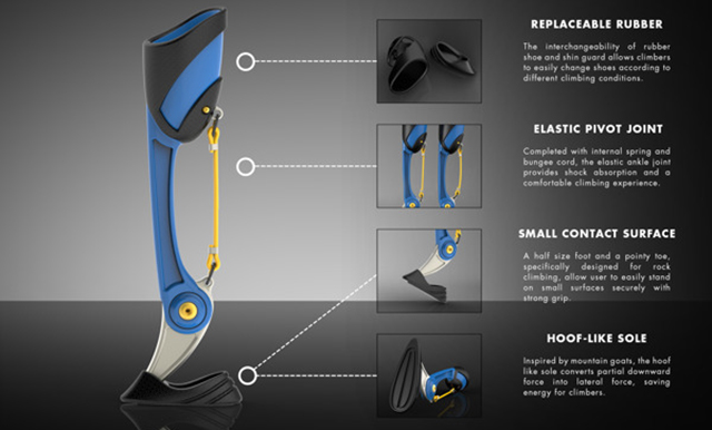 This Prosthetic Is Designed Especially For Rock Climbers