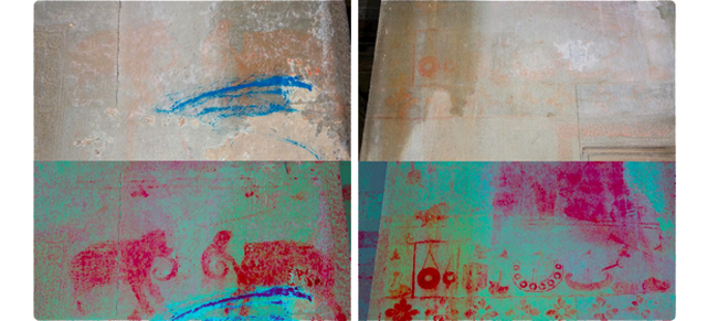 Algorithm Reveals 200 Lost Paintings On Angkor Wat’s Ancient Walls