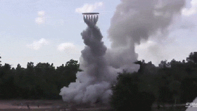 Crazy Spinning Giant Thai Rocket Is The Awesomest Thing