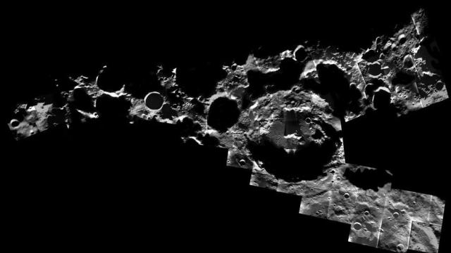 ESA Spacecraft Captures Images Of Our Pock-Marked Moon