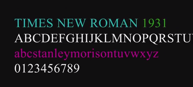 Screw Helvetica, Times New Roman Is The World’s Most Famous Typeface