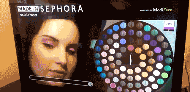 An Augmented Reality Mirror Lets You Test Makeup Without Putting It On