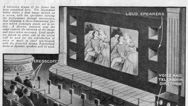 This Was The 3D TV Theatre Of The Future Before TV Even Existed
