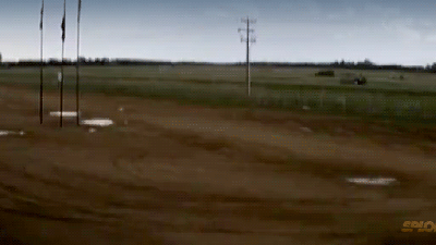 Watch Lightning Hit A Moving Car