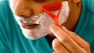 An Origami Razor Uses The Power Of Paper Cuts To Shave