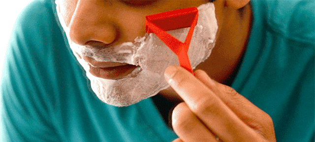 An Origami Razor Uses The Power Of Paper Cuts To Shave
