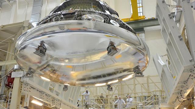 NASA’s Orion Crew Module Looks Like A Liquid Metal Alien Spaceship